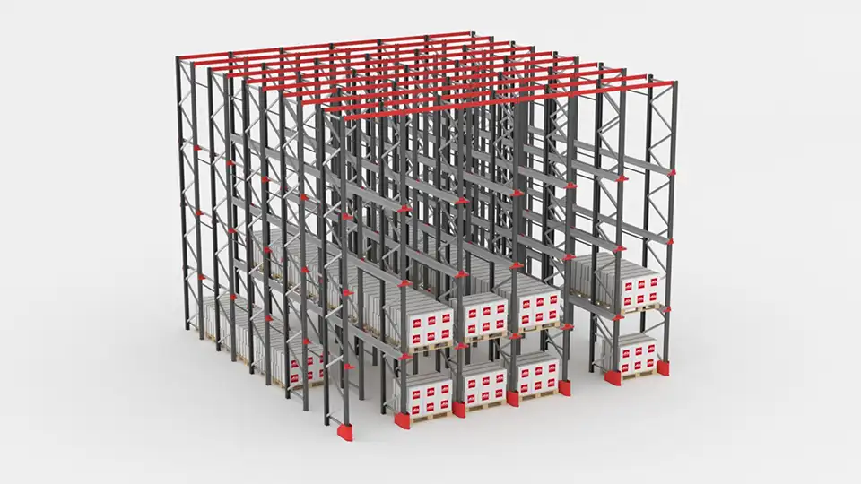 Shelving systems Drive-in shelving