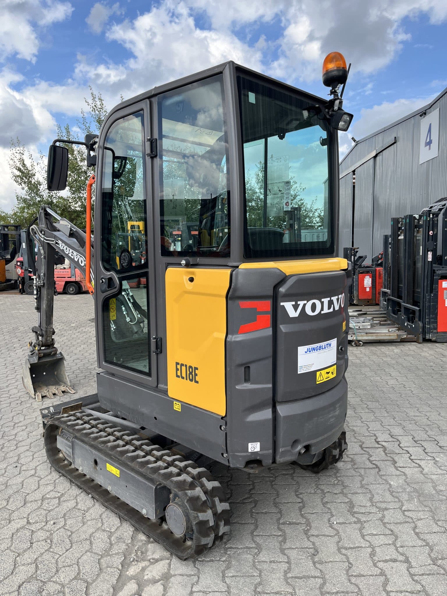 Gebrauchte Baumaschinen – Volvo EC18E