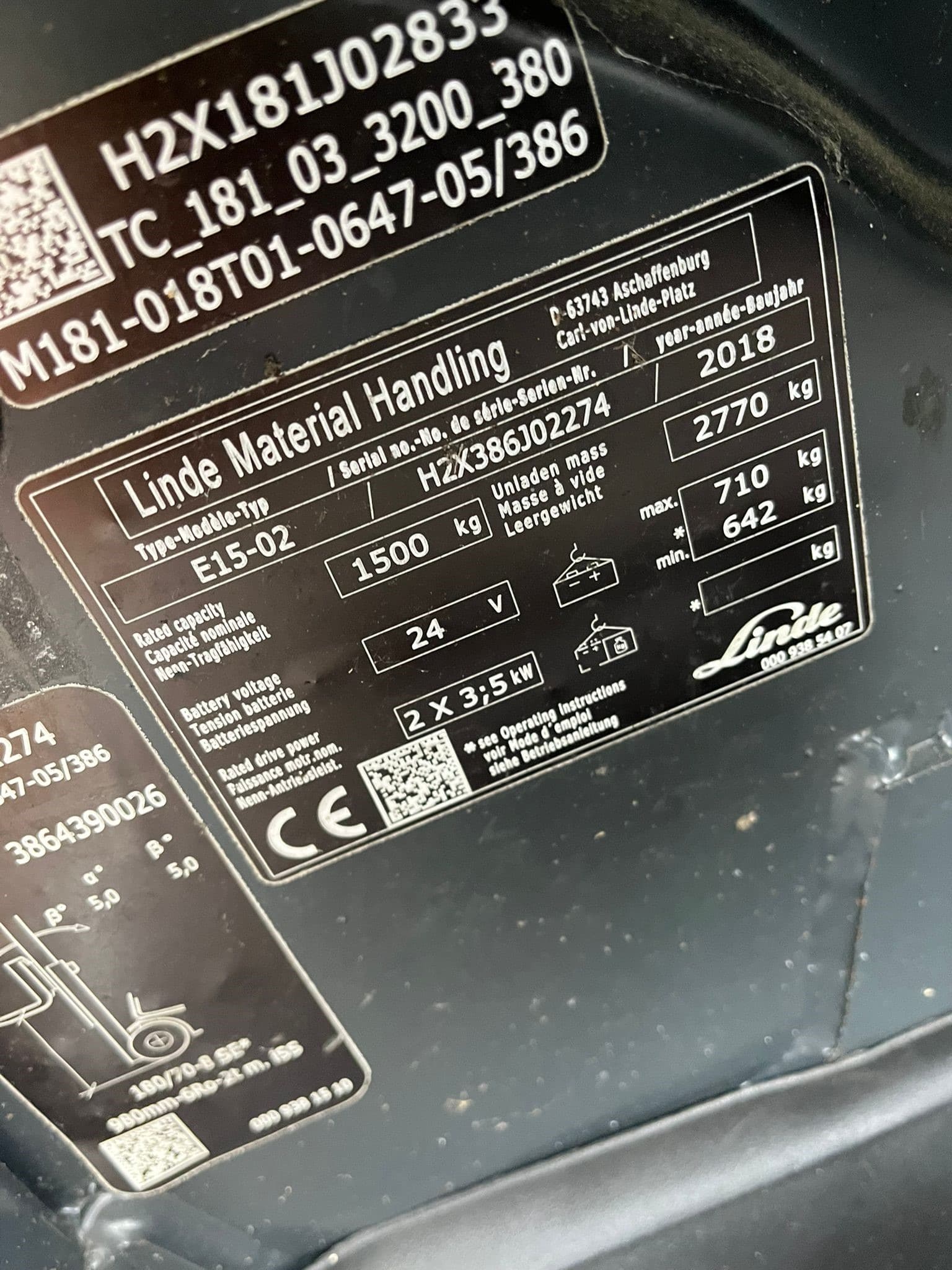 Gebrauchte Elektro 3-Rad – Linde E15