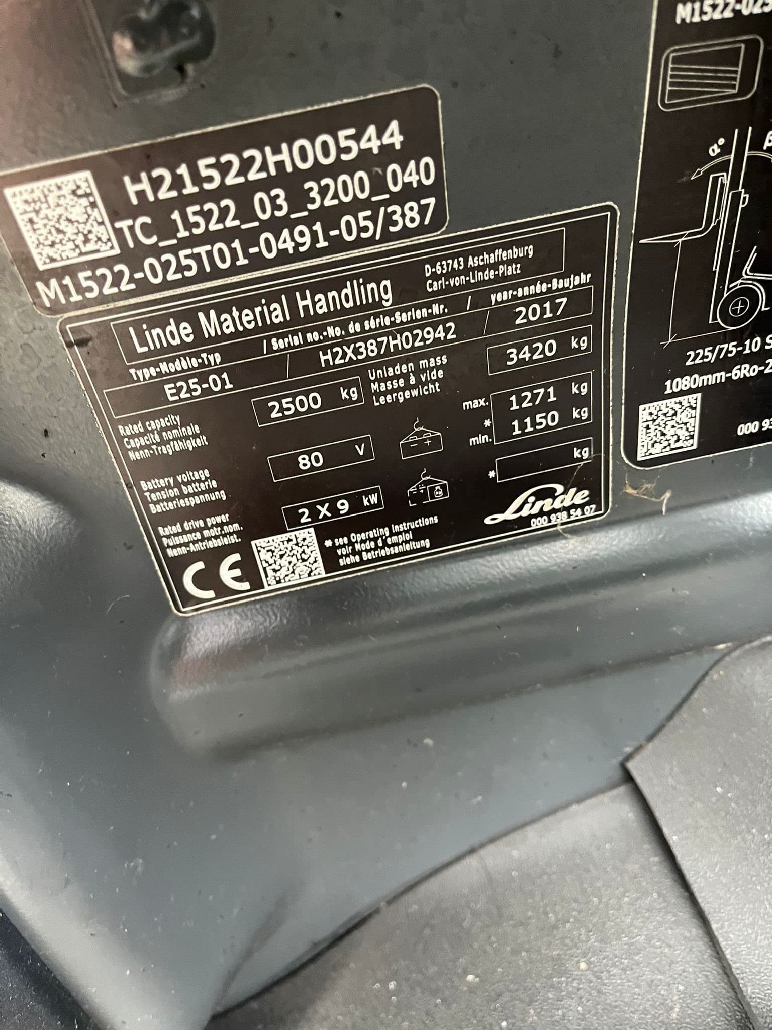 Gebrauchte Elektro 4-Rad – Linde E25