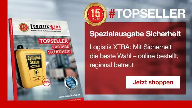 Logistik XTRA Topseller für Ihre Sicherheit Banner