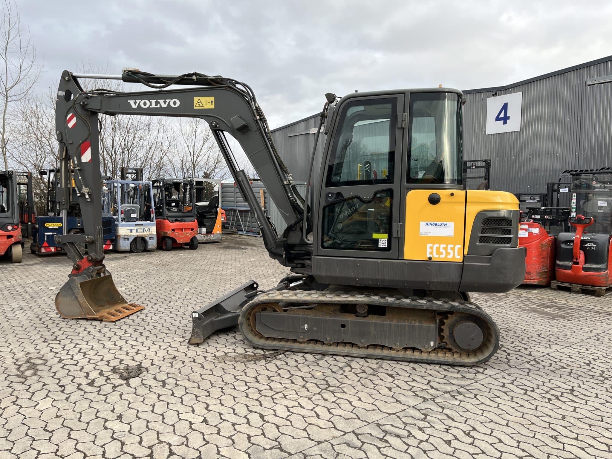 Gebrauchte Baumaschinen – Volvo EC55C