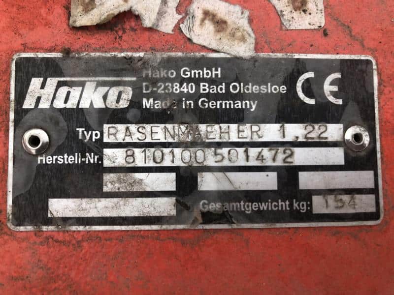 Gebrauchte Reinigungstechnik – Hako Rasenmäher