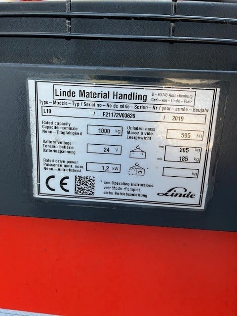 Gebrauchte Hochhubwagen – Linde L10