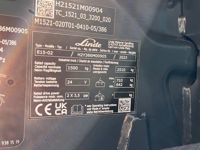 Gebrauchte Elektro 3-Rad – Linde E15