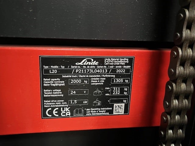 Gebrauchte Hochhubwagen – Linde L20