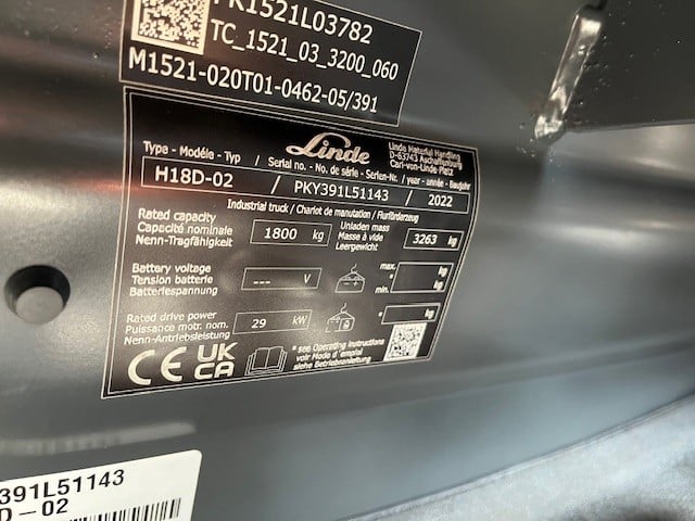 Gebrauchte Dieselstapler – Linde H18D