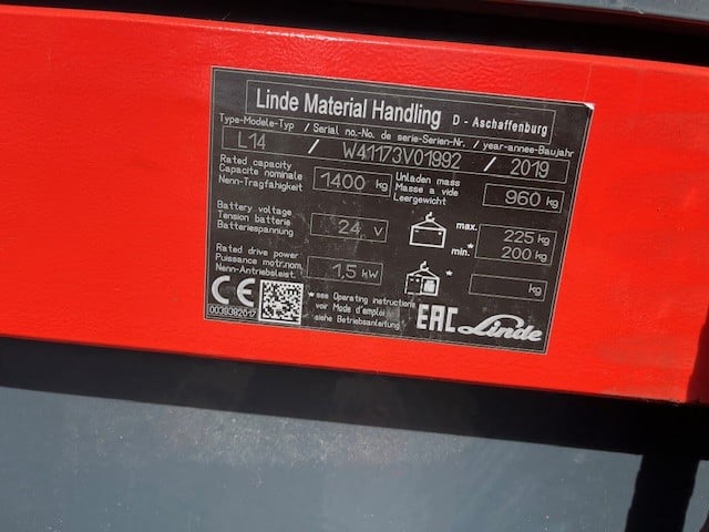 Gebrauchte Hochhubwagen – Linde L14