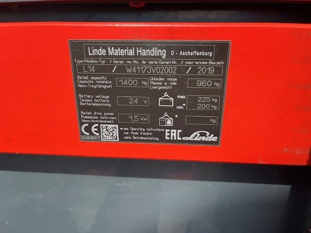 Gebrauchte Hochhubwagen – Linde L14