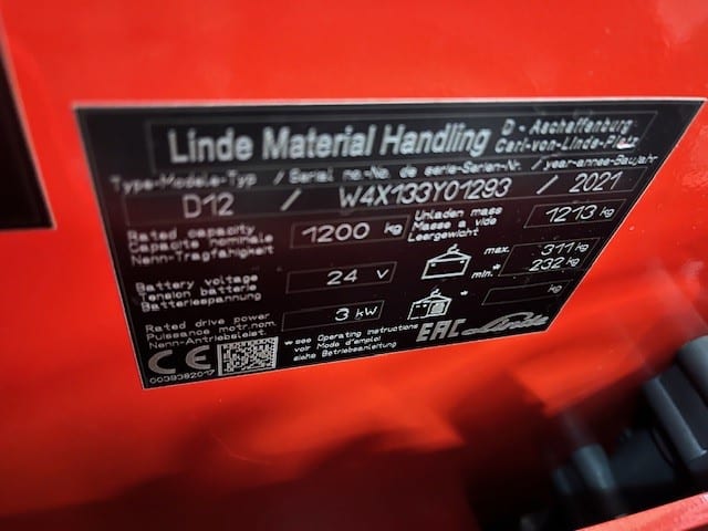 Gebrauchte Hochhubwagen – Linde D12