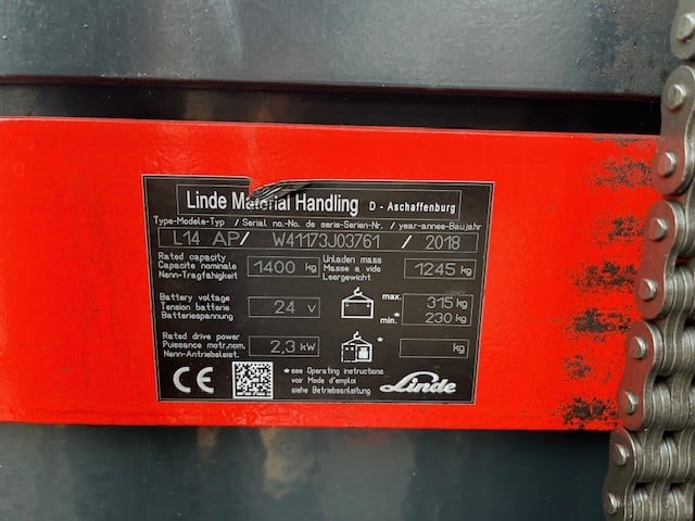 Gebrauchte Hochhubwagen – Linde L14AP