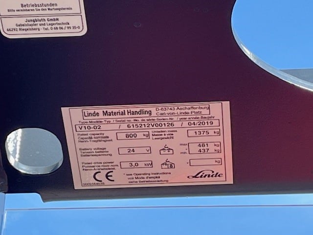 Gebrauchte Horizontalkommissionierer – Linde V10