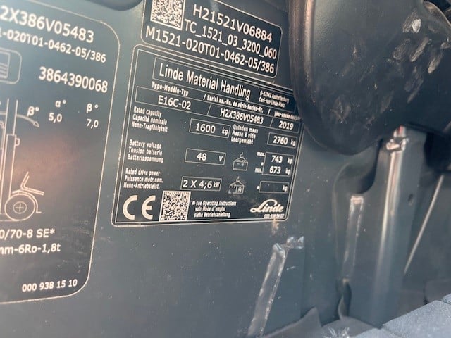 Gebrauchte Elektro 3-Rad – Linde E16C