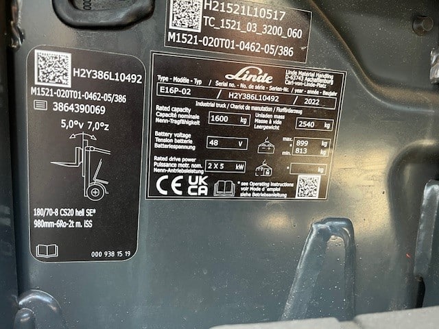 Gebrauchte Elektro 4-Rad – Linde E16P