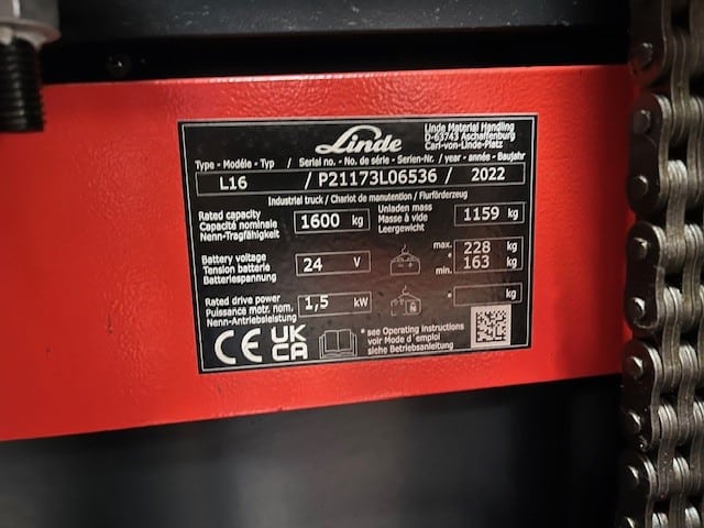 Gebrauchte Hochhubwagen – Linde L16