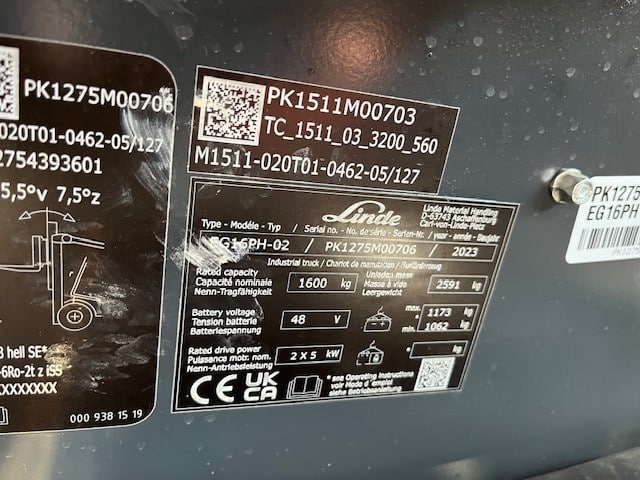 Gebrauchte Elektro 4-Rad – Linde EG16PH